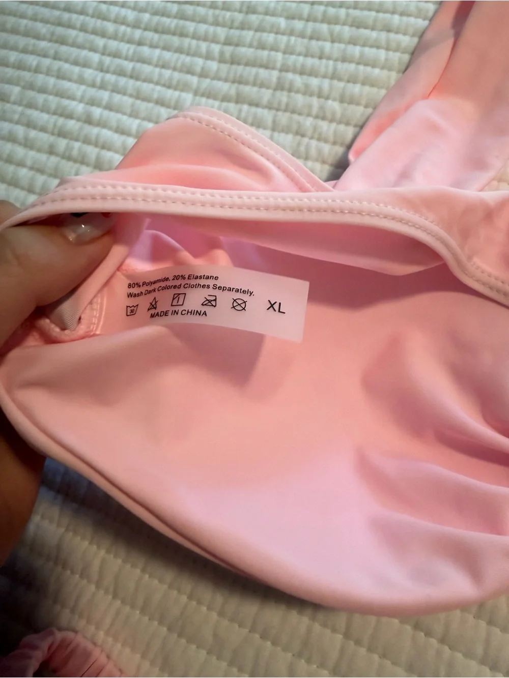 SHEIN Pink Two-Piece Bikini Set